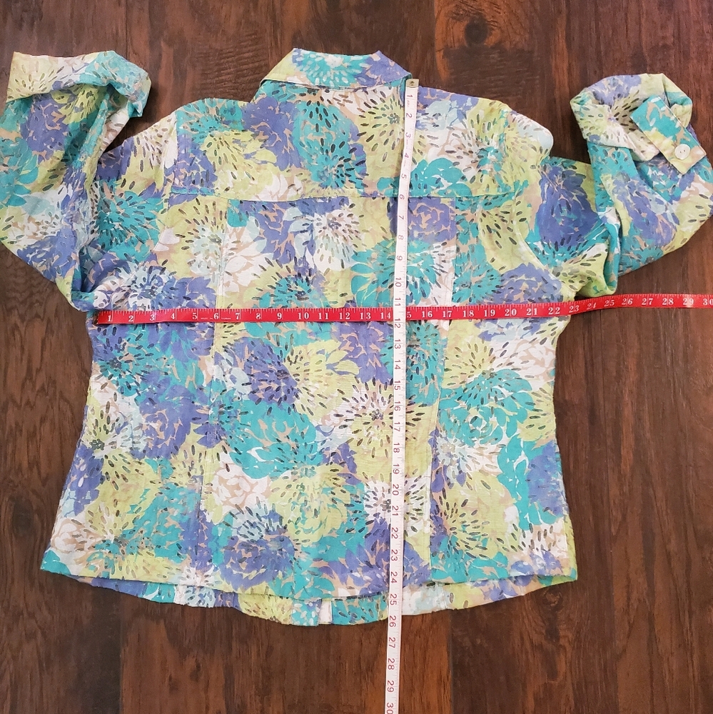 Ruby Road Lightweight Semi Sheer Jacket Size 16w … - image 6